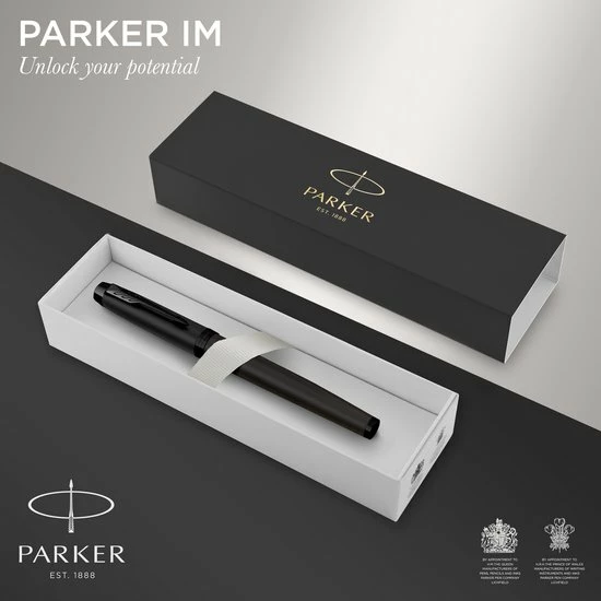 Beste Pirce π Parker IM-rollerbalpen | Matzwart Met Zwarte Afwerking | Fijne Punt Met Navulling Met Zwarte Inkt | Geschenkverpakking π― 4 Beste Pirce π Parker IM-rollerbalpen | Matzwart Met Zwarte Afwerking | Fijne Punt Met Navulling Met Zwarte Inkt | Geschenkverpakking π― - Afbeelding 2