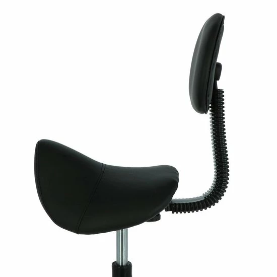 Nieuw 🥰 Alora Zadelkruk Met Rugleuning Zwart - Verstelbaar In Hoogte - Ergonomisch 💯 13 Nieuw 🥰 Alora Zadelkruk Met Rugleuning Zwart - Verstelbaar In Hoogte - Ergonomisch 💯 - Afbeelding 11