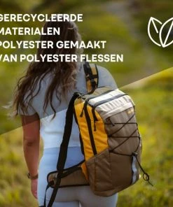 Beste Pirce 🥰 BAKBAGS Sport Rugzak | Daypack 25 Liter Met Vak Voor Waterzak | Inclusief Regenhoes | Gerecycled Polyester 😍 -A-journal shop 550x550 15