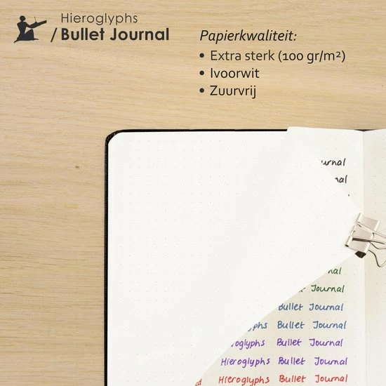 Gloednieuw ๐ Hieroglyphs Bullet Journal - A5 Notitieboek - 100 Grams Papier - Hardcover Notebook Dotted - Met Handleiding En Inspiratie - Nederlands - Roze ๐ 9 Gloednieuw ๐ Hieroglyphs Bullet Journal - A5 Notitieboek - 100 Grams Papier - Hardcover Notebook Dotted - Met Handleiding En Inspiratie - Nederlands - Roze ๐ - Afbeelding 7