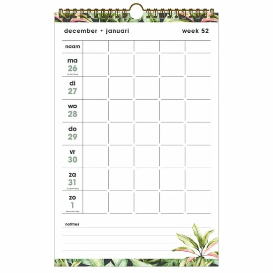 Beste Pirce π― De Hobbit Hobbit - Familieplanner - Bladeren - 2023 - Spiraalgebonden - Voor 5 Personen - Week Per Pagina - A4+ (32,5x21cm) - Groot π 4 Beste Pirce π― De Hobbit Hobbit - Familieplanner - Bladeren - 2023 - Spiraalgebonden - Voor 5 Personen - Week Per Pagina - A4+ (32,5x21cm) - Groot π - Afbeelding 2