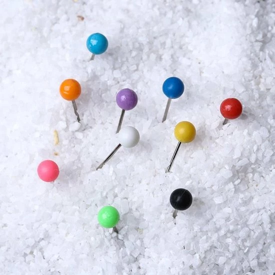 Korting 😀 Algebra Punaises Voor Prikbord - 10 Verschillende Kleuren - Kantoor Accessoires - 500 Stuks 🔥 6 Korting 😀 Algebra Punaises Voor Prikbord - 10 Verschillende Kleuren - Kantoor Accessoires - 500 Stuks 🔥 - Afbeelding 4