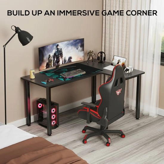 Goedkoop π Eureka Ergonomic L01 60" Gaming Desk - Right π 6 Goedkoop π Eureka Ergonomic L01 60" Gaming Desk - Right π - Afbeelding 4