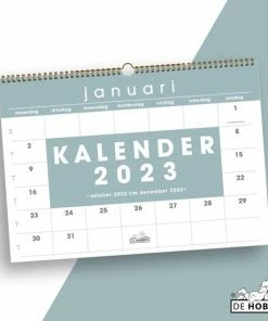 Groothandel ❤️ Uitgeverij De Hobbit BV Hobbit Maandkalender D5-2023 🎉 -A-journal shop 550x550 309