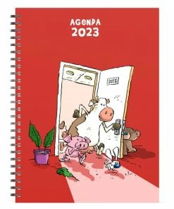 Goedkoop ❤️ Vis Bureau Agenda 2023 - Ritstier (17cm X 23cm) 🔥