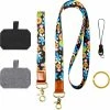 Beste deal 🥰 Mycramé 2 Stuks Nek En Pols Lanyard Sleutelhanger Keycord Met Badgehouder - Universeel Telefoonkoord/Telefoonketting - Pashouder/Kaarthouder Met Keykoord - Houder Voor Kaart/Sleutels - Telefoon/GSM Koord - Sleutelkoord -Transparant ID Pashouder Ketting 👍