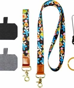 Beste deal 🥰 Mycramé 2 Stuks Nek En Pols Lanyard Sleutelhanger Keycord Met Badgehouder - Universeel Telefoonkoord/Telefoonketting - Pashouder/Kaarthouder Met Keykoord - Houder Voor Kaart/Sleutels - Telefoon/GSM Koord - Sleutelkoord -Transparant ID Pashouder Ketting 👍