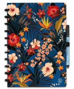 Uitgang ❤️ Greenstory - GreenBook Uitwisbaar Notitieboek - Lijn & Blanco - A4 - Blooming Blue 👍