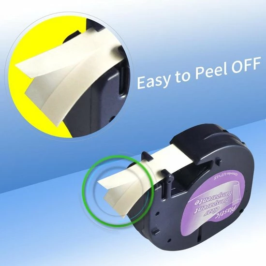 Uitgang 💯 TELANO® Plastic Labels 12267 Voor Dymo LetraTag Labelprinter - Zwart Op Transparant - 12 Mm X 4 M - S0721530 Labeltape - 5 Stuks 💯 11 Uitgang 💯 TELANO® Plastic Labels 12267 Voor Dymo LetraTag Labelprinter - Zwart Op Transparant - 12 Mm X 4 M - S0721530 Labeltape - 5 Stuks 💯 - Afbeelding 9