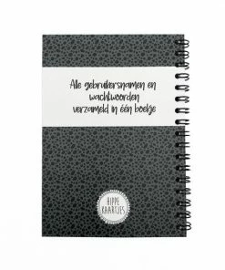 Goedkoopste 🎁 Hippekaartjeswinkel Wachtwoordenboek - Notitieboek Voor Wachtwoorden - Ruimte Voor 200 Wachtwoorden - Tip - Cadeau - Sinterklaascadeau 😍 -A-journal shop 550x550 413