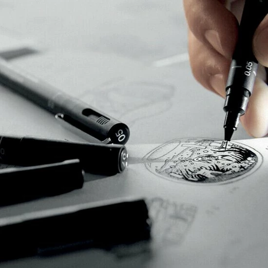 Goedkoopste π Uni Pin Fineliner - Zwart 5-delige Set π 4 Goedkoopste π Uni Pin Fineliner - Zwart 5-delige Set π - Afbeelding 2