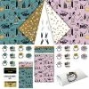 Korting 💯 Merkloos Sinterklaas Cadeaupapier Inpakpapier Roze Groen Blauw Goud | Stickers | Cadeautjes Meisje Jongen Leuk Inpakken 🎁 -A-journal shop 550x550 441