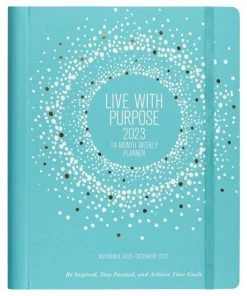 Uitgang ❤️ Peter Pauper 2023 Live With Purpose Planner (Weekly Goal Planner) 🔔 -A-journal shop 550x550 500