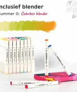 Nieuw ๐ ARTECO® 120 Alcohol Dual Tip Markers – Breed & Brush Tip – Twinmarkers Markeerstiften Met Opbergtas ๐ 19 Nieuw ๐ ARTECO® 120 Alcohol Dual Tip Markers – Breed & Brush Tip – Twinmarkers Markeerstiften Met Opbergtas ๐ -A-journal shop 550x550 510