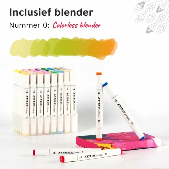 Nieuw ๐ ARTECO® 120 Alcohol Dual Tip Markers – Breed & Brush Tip – Twinmarkers Markeerstiften Met Opbergtas ๐ 7 Nieuw ๐ ARTECO® 120 Alcohol Dual Tip Markers – Breed & Brush Tip – Twinmarkers Markeerstiften Met Opbergtas ๐ - Afbeelding 5