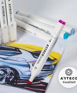 Nieuw ๐ ARTECO® 120 Alcohol Dual Tip Markers – Breed & Brush Tip – Twinmarkers Markeerstiften Met Opbergtas ๐ 21 Nieuw ๐ ARTECO® 120 Alcohol Dual Tip Markers – Breed & Brush Tip – Twinmarkers Markeerstiften Met Opbergtas ๐ -A-journal shop 550x550 512