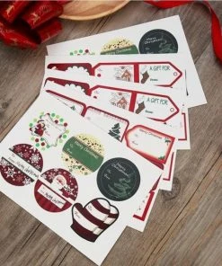 Top 10 🥰 Ardran & Tookar Kerst Stickers - Cadeauversiering - Cadeaulabels - Kado Naam Tags - Etiketten Mix - 24 Stuks ⌛ -A-journal shop 550x550 527
