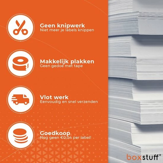 Coupon 😍 Boxstuff A4 Stickervellen - Ordner Etiketten Stickers - Geschikt Inktjet En Laser Printers - 6 Per Vel - 210x49,4MM 🎁 5 Coupon 😍 Boxstuff A4 Stickervellen - Ordner Etiketten Stickers - Geschikt Inktjet En Laser Printers - 6 Per Vel - 210x49,4MM 🎁 - Afbeelding 3
