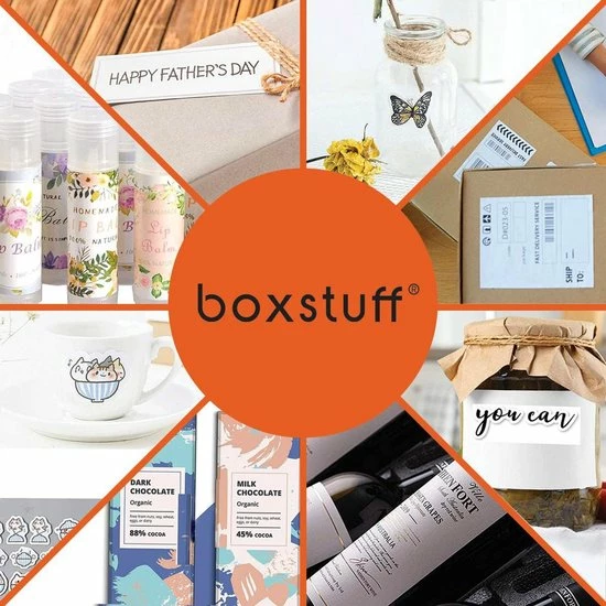 Coupon 😍 Boxstuff A4 Stickervellen - Ordner Etiketten Stickers - Geschikt Inktjet En Laser Printers - 6 Per Vel - 210x49,4MM 🎁 6 Coupon 😍 Boxstuff A4 Stickervellen - Ordner Etiketten Stickers - Geschikt Inktjet En Laser Printers - 6 Per Vel - 210x49,4MM 🎁 - Afbeelding 4