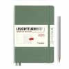 Gloednieuw 🤩 Leuchtturm1917 - Agenda - 2023 - Weekplanner + Notities - 12 Maanden - A5 - 14,5 X 21 Cm - Hardcover - Olijfgroen Overig - Overig 🔥 -A-journal shop 550x550 540