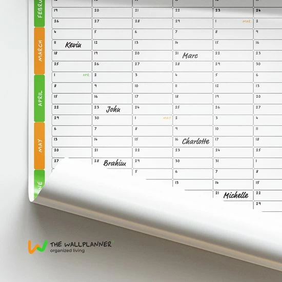 Goedkoop π The Wallplanner Jaarplanner 2023, Planner, Familieplanner, Kalender, Agenda, Wandkalender 140cm X 70cm - Zonder Datum In Kleur π 6 Goedkoop π The Wallplanner Jaarplanner 2023, Planner, Familieplanner, Kalender, Agenda, Wandkalender 140cm X 70cm - Zonder Datum In Kleur π - Afbeelding 4