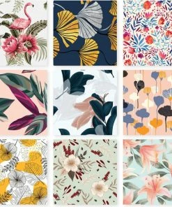 Coupon 🥰 Patrón Wenskaarten Set - Zonder Tekst - Gevouwen Kaarten - Met Envelop - 18 Stuks 🛒