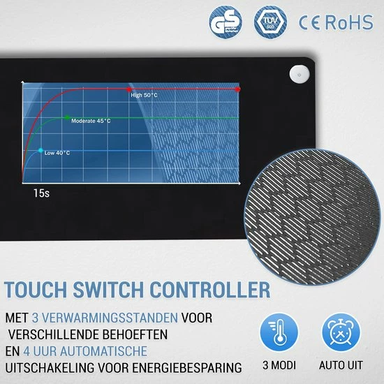Kopen π€© Merkloos Infrarood Elektrisch Verwarmde Bureau Onderlegger – 80x40 Cm – Drie Standen Inclusief Timer π 7 Kopen π€© Merkloos Infrarood Elektrisch Verwarmde Bureau Onderlegger – 80x40 Cm – Drie Standen Inclusief Timer π - Afbeelding 5