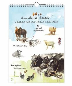 Goedkoopste ๐ Comello Verjaardagskalender - Rien Poortvliet - Lang Leve De Boerderij โจ