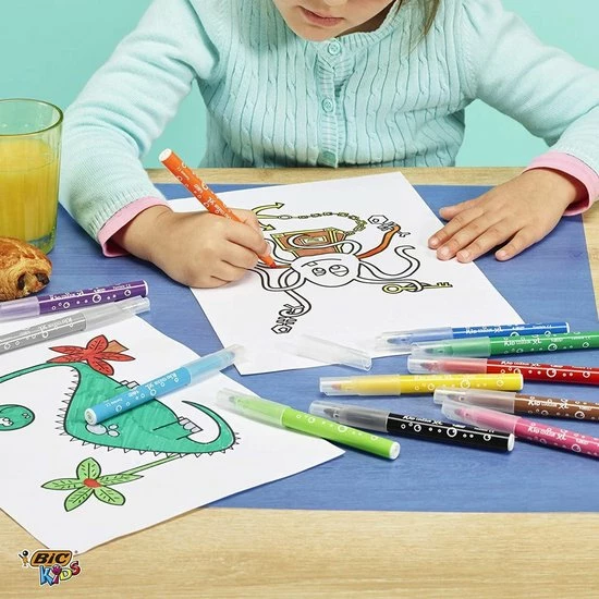 Korting π BIC Kids Couleur XL Dikke Viltstift - Ultra Wasbaar - 3 Jaar En Ouder - 12 Kleuren 𧨠6 Korting π BIC Kids Couleur XL Dikke Viltstift - Ultra Wasbaar - 3 Jaar En Ouder - 12 Kleuren 𧨠- Afbeelding 4