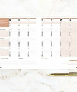 Kopen 💯 SuccesPlanner X Cent Pur Cent Beautyplanner 2023 - Weekplanner & Agenda – Privé & Business In één Planner - Nudekleur - Limited Edition 👍 -A-journal shop 550x550 725