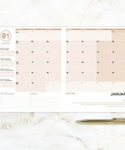 Kopen 💯 SuccesPlanner X Cent Pur Cent Beautyplanner 2023 - Weekplanner & Agenda – Privé & Business In één Planner - Nudekleur - Limited Edition 👍 -A-journal shop 550x550 732