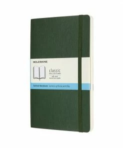 Goedkoop 🛒 Moleskine Classic Notitieboek - Large - Softcover - Gestippeld - Mirte Groen 😍