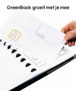 Coupon 🎉 Greenstory - GreenBook - Uitwisbaar Notitieboek - Lijn & Blanco 🎁 -A-journal shop 550x550 790