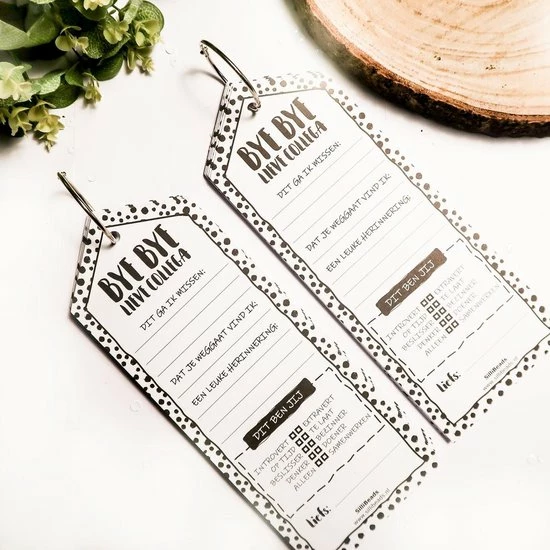 Uitgang ๐งจ SilliBeads Invulkaarten Bye Bye Lieve Collega - 15 Stuks (Afscheid Collega / Cadeautje) ๐งจ 6 Uitgang ๐งจ SilliBeads Invulkaarten Bye Bye Lieve Collega - 15 Stuks (Afscheid Collega / Cadeautje) ๐งจ - Afbeelding 4