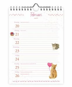 Begroting ⌛ Comello Franciens Katten Week Notitiekalender - 2023 - Miepje - 16.5x23cm 💯 -A-journal shop 550x550 84
