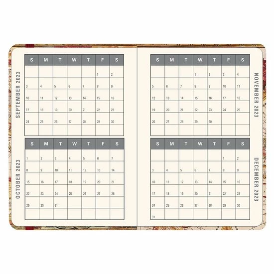 Promo 😀 Peter Pauper Agenda - 2023 - Compact - 16 Maanden - De Oude Wereld - 12,7x17,8cm 😍 7 Promo 😀 Peter Pauper Agenda - 2023 - Compact - 16 Maanden - De Oude Wereld - 12,7x17,8cm 😍 - Afbeelding 5