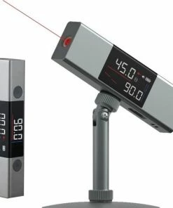 Korting ✔️ 2 In 1 Dubbele Laser Gradenboog Liniaal 🎉