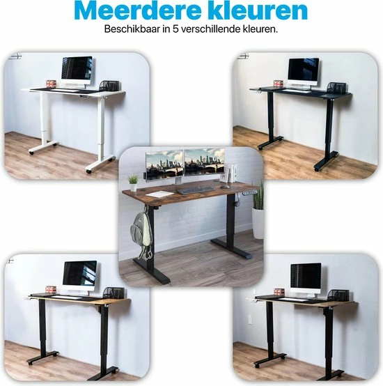 Korting 🎁 Tavaro Elektrisch Verstelbaar Bureau - Zit Sta Bureau - 120 X 60 CM - Wit - Nederlandse Handleiding - Game Bureau ⌛ 12 Korting 🎁 Tavaro Elektrisch Verstelbaar Bureau - Zit Sta Bureau - 120 X 60 CM - Wit - Nederlandse Handleiding - Game Bureau ⌛ - Afbeelding 10
