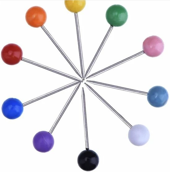 Korting 😀 Algebra Punaises Voor Prikbord - 10 Verschillende Kleuren - Kantoor Accessoires - 500 Stuks 🔥 8 Korting 😀 Algebra Punaises Voor Prikbord - 10 Verschillende Kleuren - Kantoor Accessoires - 500 Stuks 🔥 - Afbeelding 6