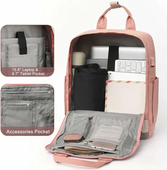 Kopen ๐ YAMTION Boektentas - Modieuze Rugzak Dames/meisjes - Ideaal Voor School - Draagrugzak Met Laptopvak Voor 15,6 Inch Laptop - Ideaalvoor Universiteit, Reizen, Vrije Tijd En Werk ๐ 5 Kopen ๐ YAMTION Boektentas - Modieuze Rugzak Dames/meisjes - Ideaal Voor School - Draagrugzak Met Laptopvak Voor 15,6 Inch Laptop - Ideaalvoor Universiteit, Reizen, Vrije Tijd En Werk ๐ - Afbeelding 3