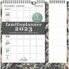 Uitgang 👏 Hobbit - Familieplanner Memo Rechts - Bladeren - 2023 - Voor 5 Personen - Spiraalgebonden - Week Per Pagina - 30x30cm 😉