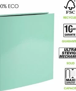 Top 10 ✨ ACROPAQ - 5 X Ringmap A4 - 2 D-Ringen, Rug 4 Cm, Aquarel, Ringband - Assorti Kleuren 🔔 -A-journal shop 550x576