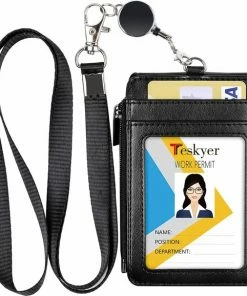 Promo 🌟 Mycramé Lanyard Met Kaarthouder Voor Sleutels, ID En Badge - Nek Badgehouder Met Uittrekbare Koord- Sleutel Keycord- TelefoonGSM & Sleutelhanger Ketting - Sleutelkoord Keykoord - ✨