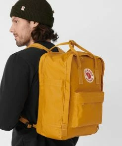 Groothandel 😀 Fjallraven Fjällräven Kånken Laptop 15" Unisex Rugzak - Ochre 🛒 -A-journal shop 550x583 1