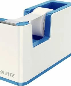 Coupon ✔️ Leitz WOW Plakbandhouder - Inclusief 1 Rol Plakband - Blauw/Wit 👏 -A-journal shop 550x586