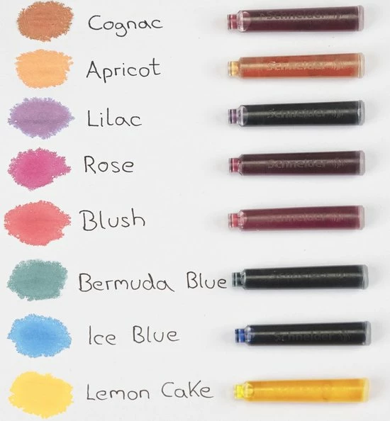 Beste Pirce β€οΈ Schneider Schrijfwaren Schneider Inktpatronen - Pastel - Doos 10 Sets X 6 Stuks - S-16610 π― 4 Beste Pirce β€οΈ Schneider Schrijfwaren Schneider Inktpatronen - Pastel - Doos 10 Sets X 6 Stuks - S-16610 π― - Afbeelding 2