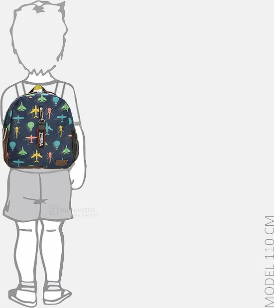 Promo β€οΈ Zebra Trends Kinderrugzak Blauw π 7 Promo β€οΈ Zebra Trends Kinderrugzak Blauw π - Afbeelding 6