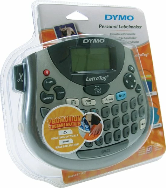 Korting 😉 Dymo LetraTag LT-100T-labelmaker | Draagbare Labelprinter Met QWERTY-toetsenbord | Zilver | Ideaal Voor Op Kantoor Of Thuis 😉 16 Korting 😉 Dymo LetraTag LT-100T-labelmaker | Draagbare Labelprinter Met QWERTY-toetsenbord | Zilver | Ideaal Voor Op Kantoor Of Thuis 😉 - Afbeelding 14