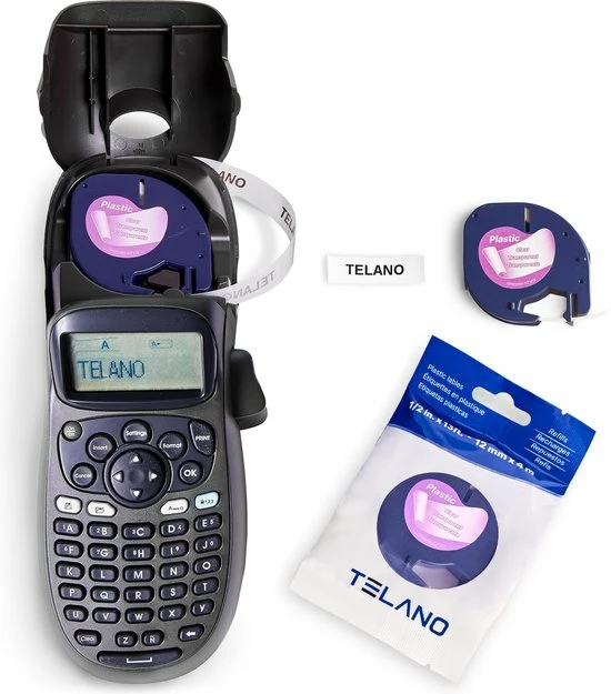 Uitgang 💯 TELANO® Plastic Labels 12267 Voor Dymo LetraTag Labelprinter - Zwart Op Transparant - 12 Mm X 4 M - S0721530 Labeltape - 5 Stuks 💯 10 Uitgang 💯 TELANO® Plastic Labels 12267 Voor Dymo LetraTag Labelprinter - Zwart Op Transparant - 12 Mm X 4 M - S0721530 Labeltape - 5 Stuks 💯 - Afbeelding 8