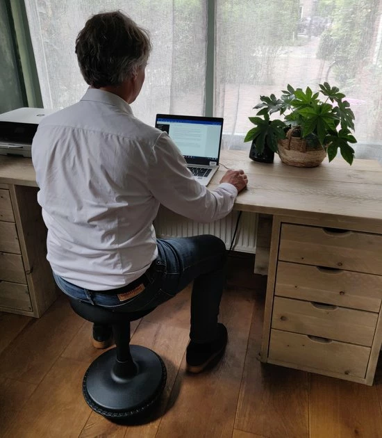 Beste recensies van 💯 Wobblez® Ergonomische Bureaustoel Voor Zit Sta Bureaus Met Een Hoogte 80-95 Cm - Wiebelkruk In Hoogte Verstelbaar Van 55-75 Cm - Zwart Zwart 55 🤩 6 Beste recensies van 💯 Wobblez® Ergonomische Bureaustoel Voor Zit Sta Bureaus Met Een Hoogte 80-95 Cm - Wiebelkruk In Hoogte Verstelbaar Van 55-75 Cm - Zwart Zwart 55 🤩 - Afbeelding 4